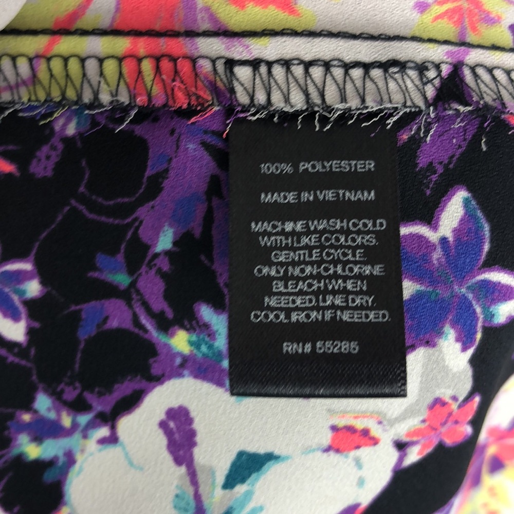 Express Floral Split Back Tank Size M - Picture 6 of 6